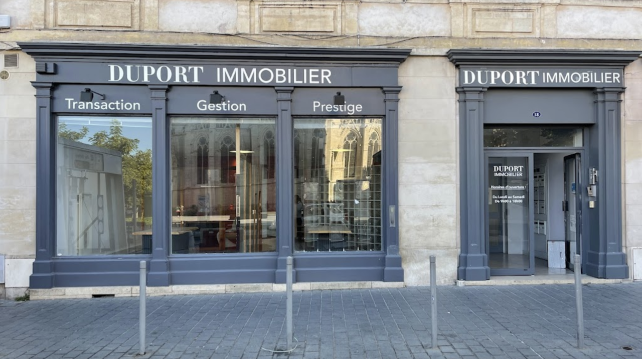 Devanture Bordeaux Duport Immobilier